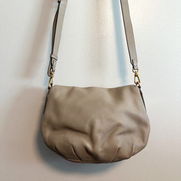 Marc by Marc Jacobs Natasha Leather Crossbody Bag Taupe - Picture 7 of 13